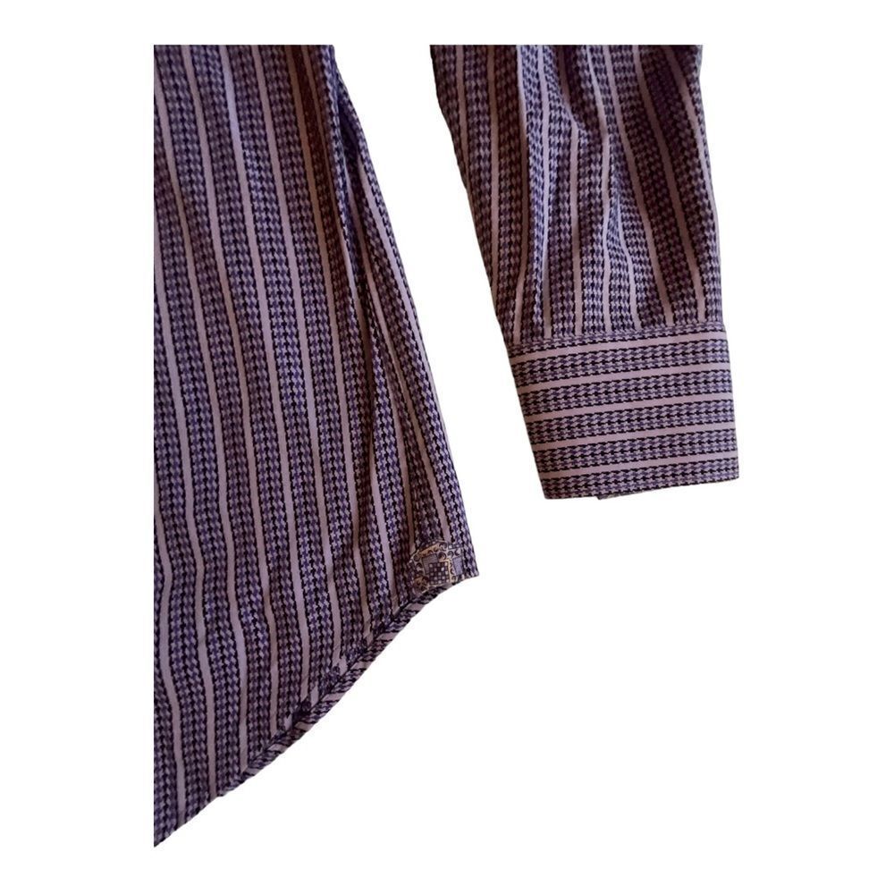 Robert Graham Men’s Purple Button Up long sleeve Dress Shirt Size 2XL - Picture 5 of 16